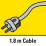 1,8 m dug i robustan gumeni kabel
