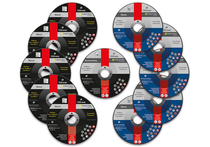 11-dijelni komplet ploča za razdvajanje i izobličenje, kvalitete marke Trotec 