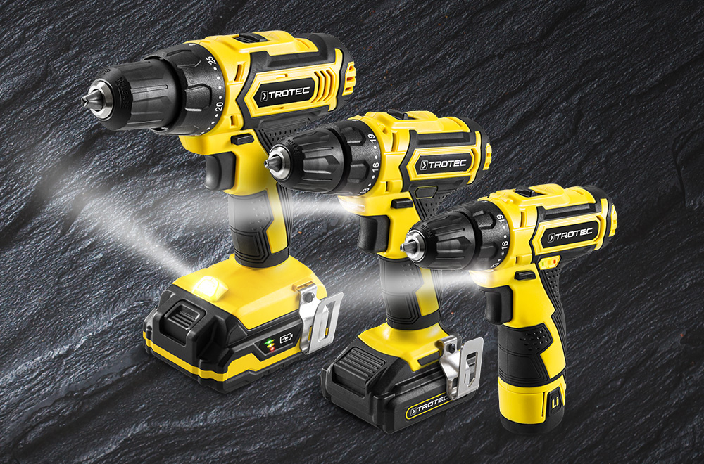 Serija akumulatorskih bušilica tvrtke Trotec Serija akumulatorskih bušilica tvrtke Trotec