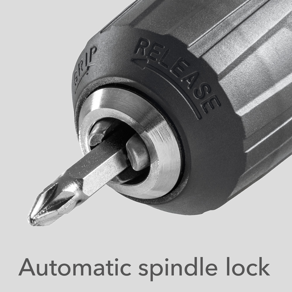 Praktična brzostezna bušilica s automatskom blokadom vretena