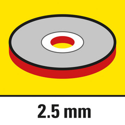 Debljina ploče za razdvajanje 2,5 mm