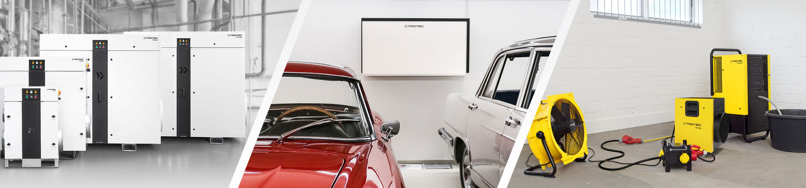 Dehumidification – professional Trotec solutions