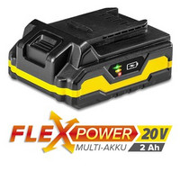 Dodatne baterije Flexpower 20V 2,0 Ah Prikazati u Trotec Web Shop-u