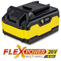 Dodatne baterije Flexpower 20V 4,0 Ah Prikazati u Trotec Web Shop-u