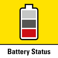 Trostupanjski prikaz kapaciteta baterije integriran u bateriju