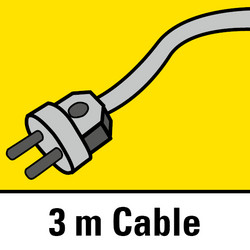 Dug i robustan gumeni kabel duljine 3 m