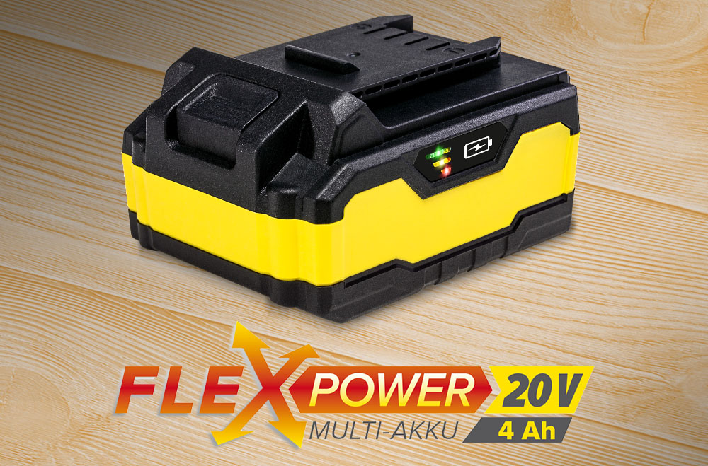 Flexpower multi-baterija 20 V, 4 Ah