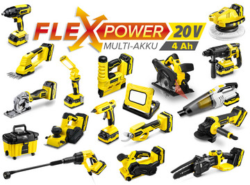 Flexpower program s više baterija tvrtke Trotec