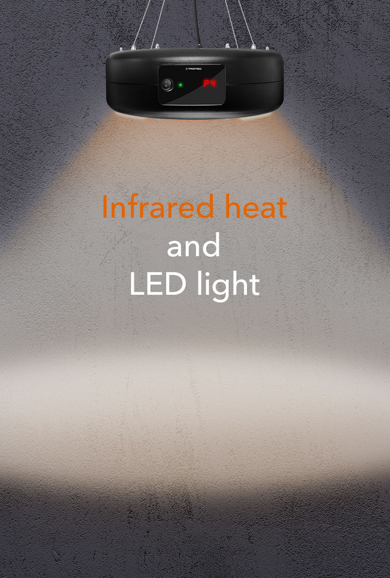 IR 1550 SC – Infrarot-Wärme und LED-Beleuchtung