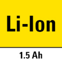 Lithium-Ion-Akku sa 1,5 Ah kapaciteta