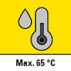 Maksimalna temperatura vode: +65 ° C