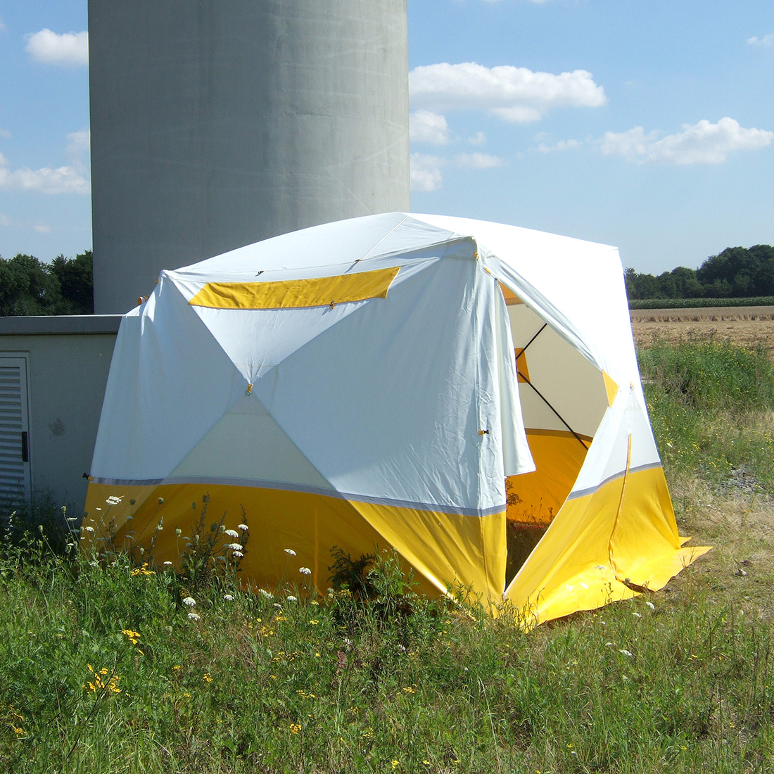 Montažni šatori: Spremno za korištenje po vjetru i vremenu