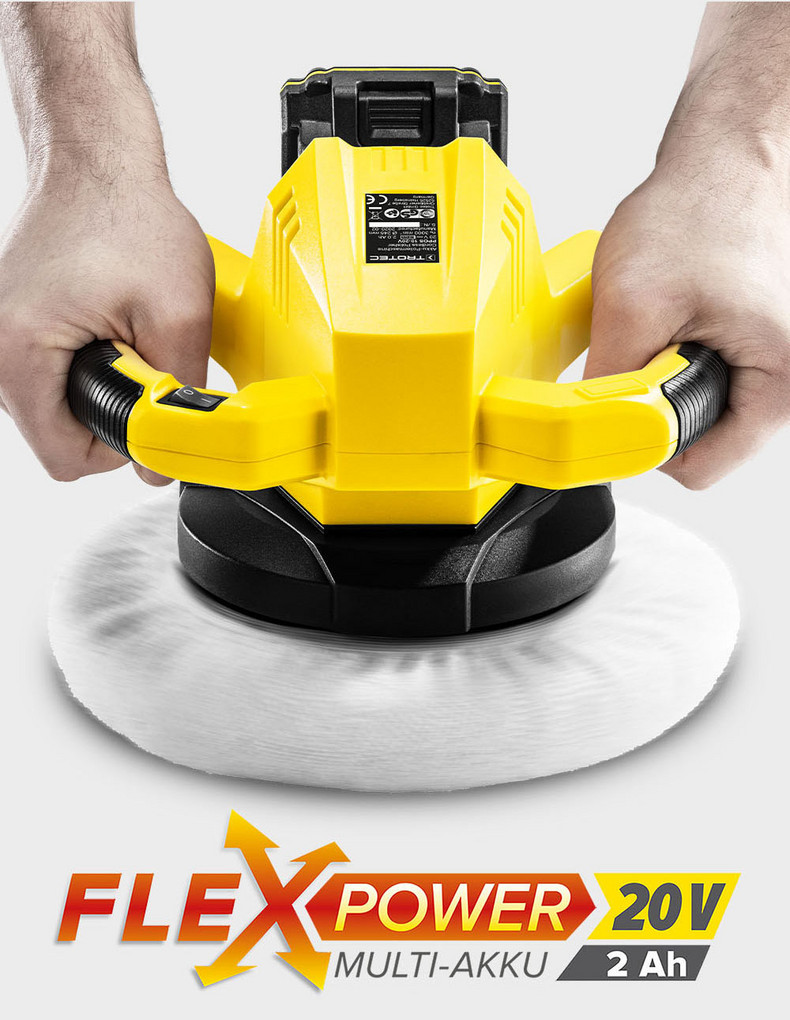 PPOS 10-20 V - bežični ekscentrični stroj za poliranje