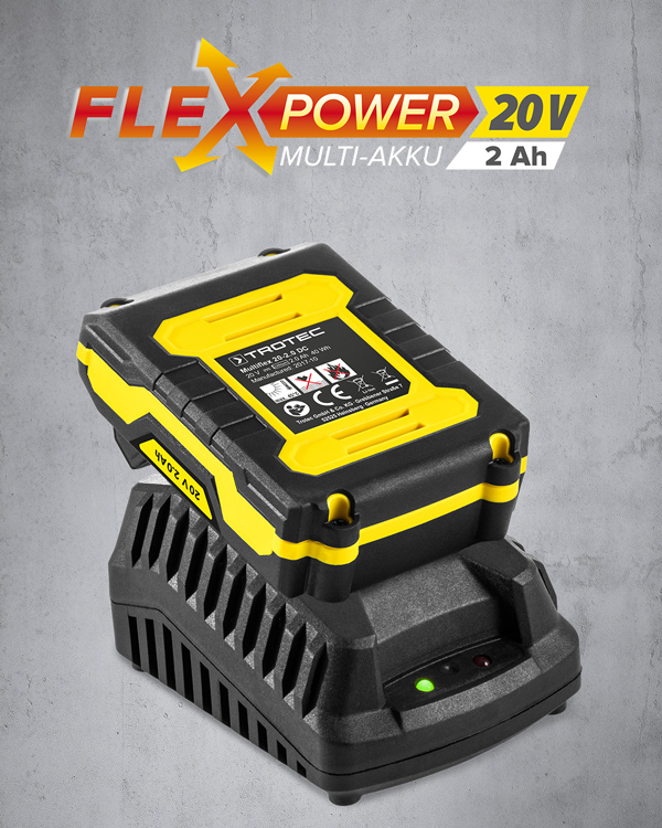 PRCS 10-20V - FlexPower više baterija 20V 2Ah