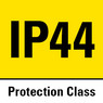 Stupanj zaštite IP44 - zapečaćen protiv prskanja vode iz svih smjerova