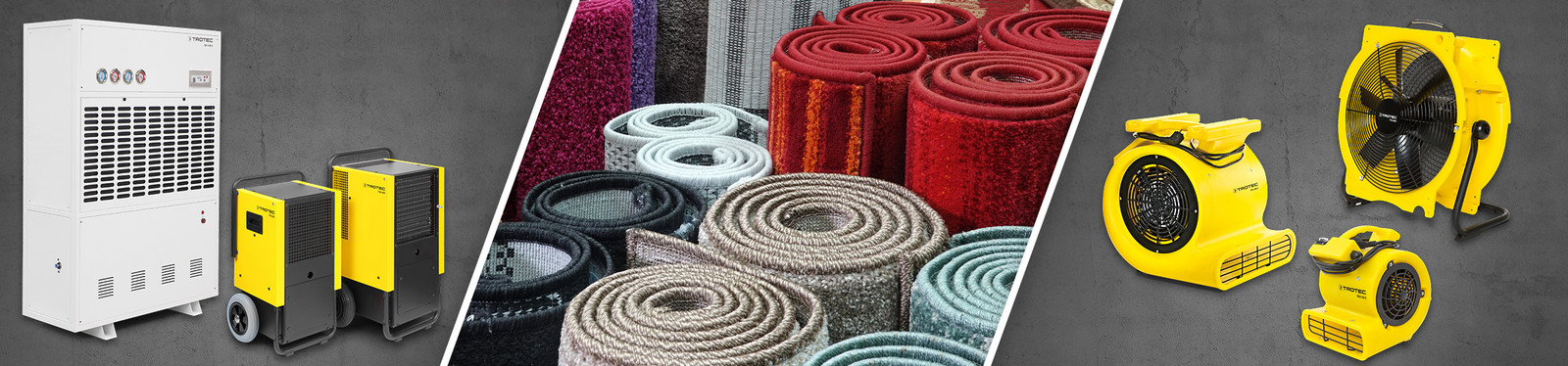 Čišćenje tepiha: Odvlaživanje zraka u sušionici