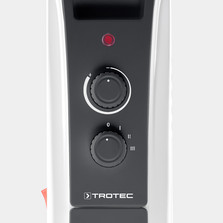 Uljni radijator TRH 22 E, kontinuirano namjestivi termostatom i 3 stupnja grijanja